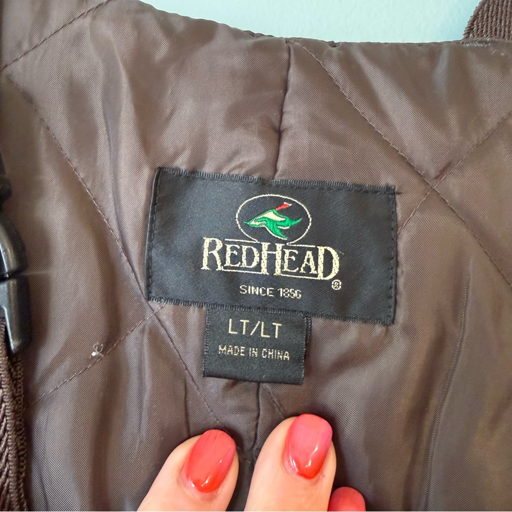 RedHead Camouflage insulated overalls bibs Jumpsuit size large tall - Picture 3 of 11